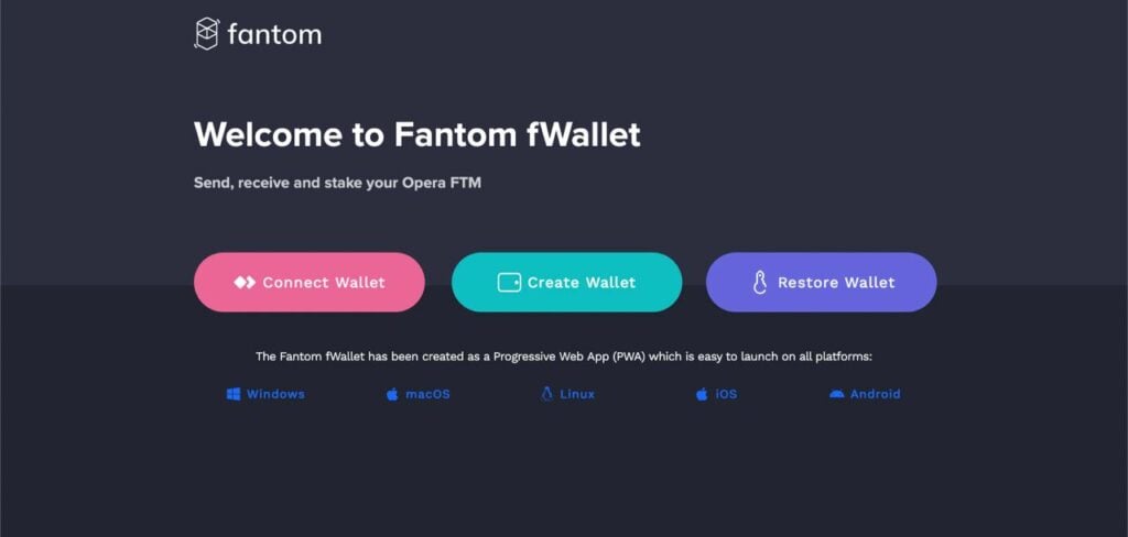 Fantom ftm wallet